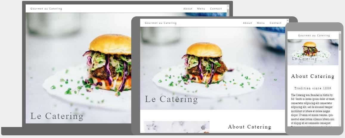 Gourmet Catering Template